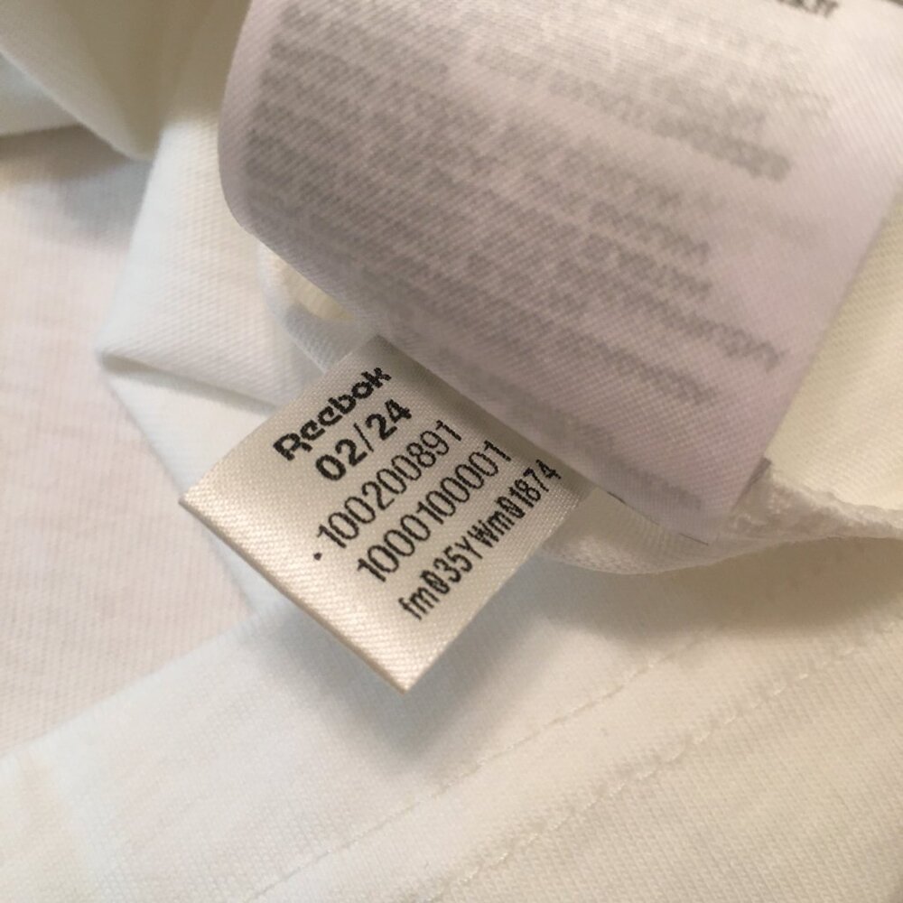 Reebok Dopamine Radiate Good Vibes White T-Shirt Unisex Men's Women's XL - Picture 14 of 14